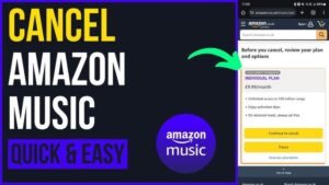 how to cancel amazon music