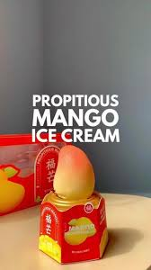 propitious mango ice cream